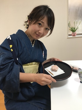 「アイテム（浴衣）」を使った、spicaさん（レディース・156cm・20代）の春コーディネート