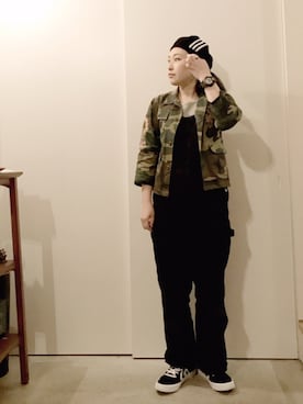 「Factor=（ファクターイコール）のアイテム（トップス）」を使った、CA★RIさん（レディース・163cm）の春コーディネート