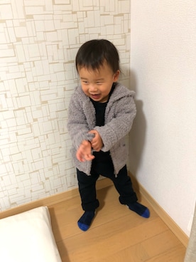 ゆうきさん(キッズ・80cm)の冬コーディネート