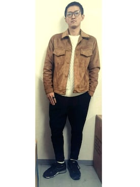 「DHOLIC（ディーホリック）のアイテム（ジャケット/アウター）」を使った、omiさん（メンズ・172cm）の冬コーディネート