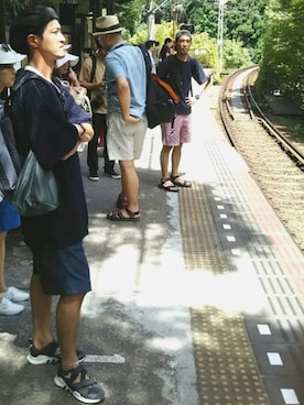 「NAISSANCE（ネサンス）のアイテム（トップス）」を使った、omiさん（メンズ・172cm）の夏コーディネート