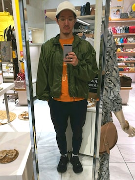 「Steven Alan（スティーブンアラン）のアイテム（キャップ）」を使った、omiさん（メンズ・172cm）の春コーディネート