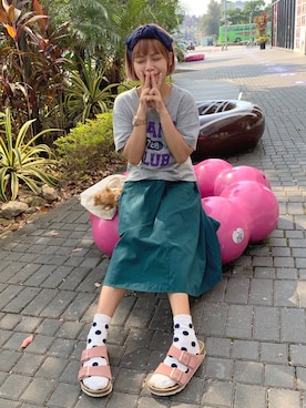 「日系极简」｜「アイテム（その他シューズ）」を使った、amber0217さん（レディース・158cm）の春コーディネート