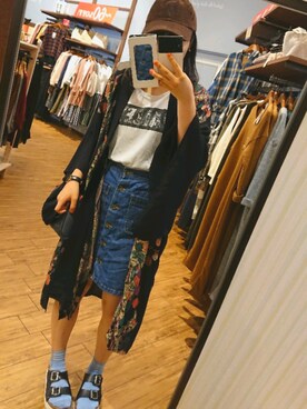 「チャイハネ（チャイハネ）のアイテム（ジャケット/アウター）」を使った、はっぱさん（レディース・164cm）の秋コーディネート