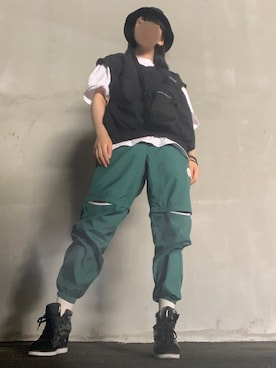 「Jeffrey Campbell（ジェフリーキャンベル）のアイテム（スニーカー）」を使った、Rさん（レディース・170cm）の夏コーディネート