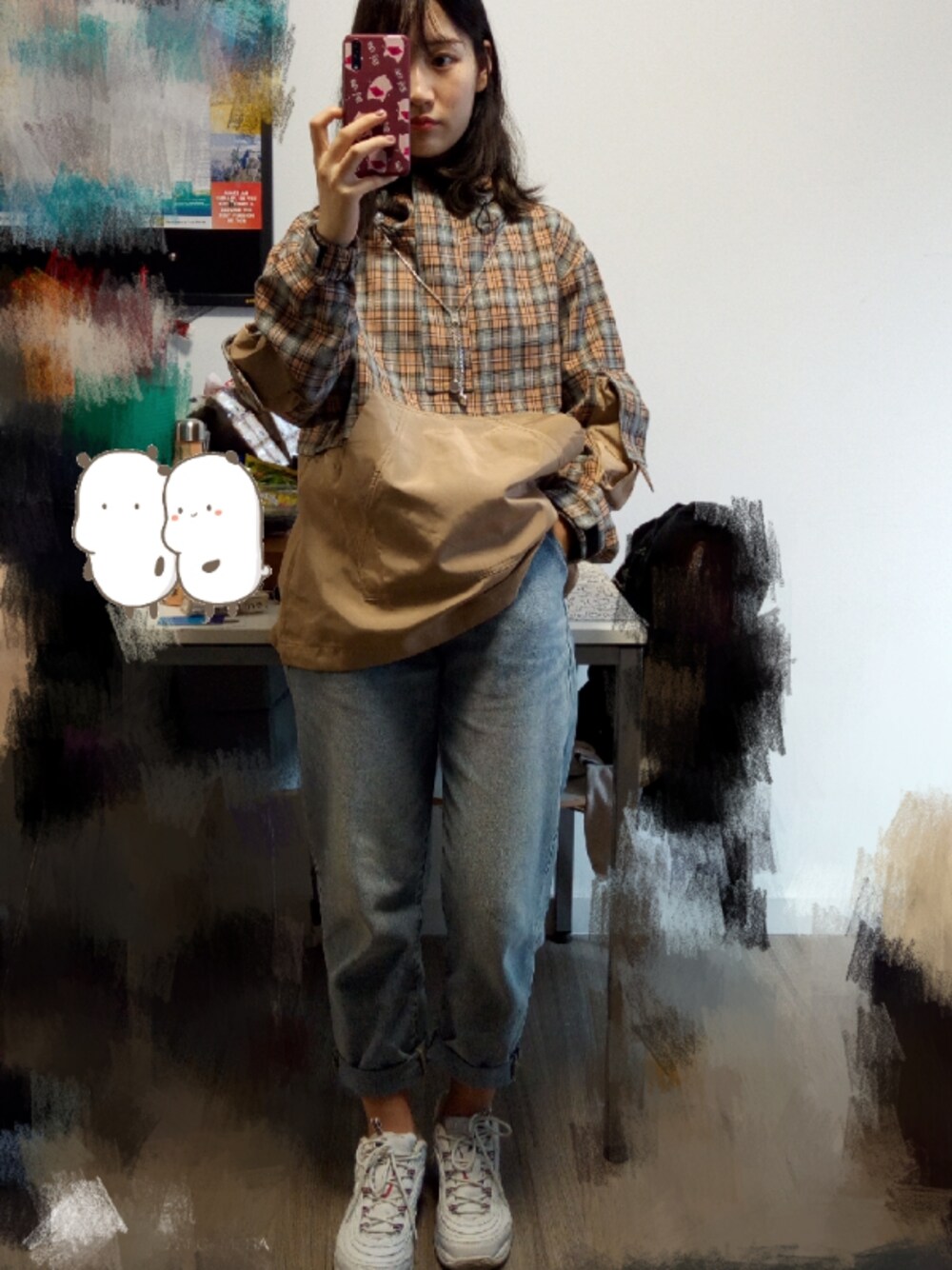 「ootd、雨の日コーデ、daily look、TODAYFUL、日常、休日コーデ」｜「FLAM onlineのアイテム（ネックレス、シルバー系）」を使った、Jeldaaaさん（レディース・162cm）の夏コーディネートの1枚目の写真