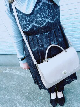 「a.g.plus（エージープラス）のアイテム（パンツ）」を使った、みさん（レディース・153cm）の春コーディネート