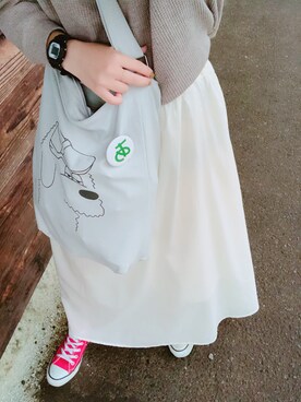 「dansko（ダンスコ）のアイテム（バッグ）」を使った、みさん（レディース・152cm）の秋コーディネート