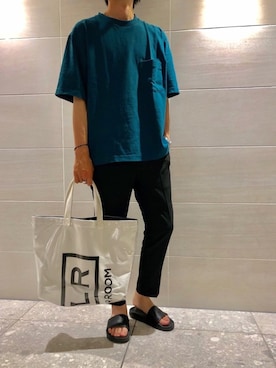 「ONE DAY KMC （ワンデイケーエムシー）のアイテム」を使った、hirotakaさん（メンズ・173cm）の夏コーディネート
