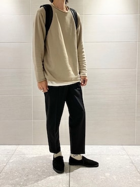 「marka（マーカ）のアイテム（スウェット）」を使った、hirotakaさん（メンズ・173cm）の秋コーディネート