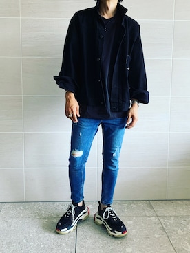 「SABLE CLUTCH（セーブルクラッチ）のアイテム」を使った、hirotakaさん（メンズ・173cm）の春コーディネート