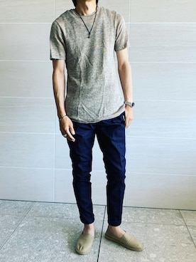 「SABLE CLUTCH（セーブルクラッチ）のアイテム」を使った、hirotakaさん（メンズ・173cm）の夏コーディネート