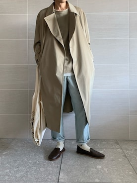 「marka（マーカ）のアイテム（スウェット）」を使った、hirotakaさん（メンズ・173cm）の春コーディネート