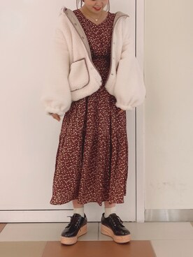 Olive Des Olive オリーブ デ オリーブのワンピース ティアード コーディネート Zozotown