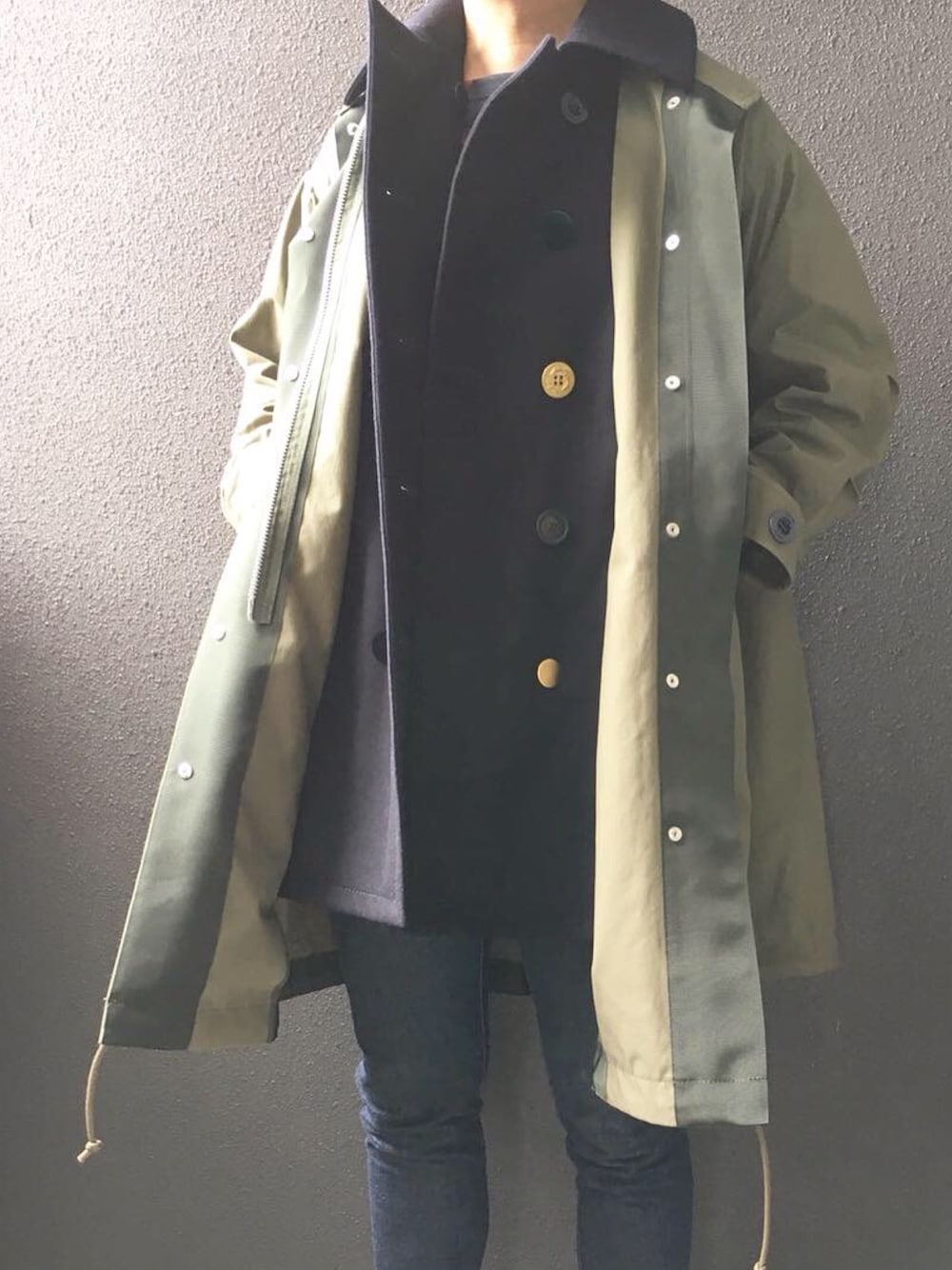 SACAI ダブルブレスト モッズコート 着後レビューで 送料無料】 Sacai（サカイ）の「＜sacai（サカイ