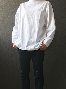 「N°21（ヌメロ ヴェントゥーノ）のアイテム（パンツ）」を使った、fukudasさん（メンズ・178cm）の春コーディネート