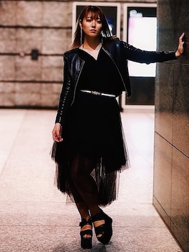 杏菜🌙*ﾟさん（レディース・172cm）の秋コーディネート