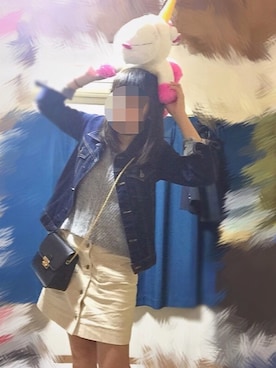 「fifth（フィフス）のフラップチェーンミドルショルダーバッグ（ショルダーバッグ）」を使った、R i r i k aさん（レディース・160cm）の冬コーディネート