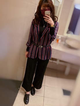 「PULL&BEAR（プルアンドベア）のアイテム（ジャケット/アウター）」を使った、スプライトさん（レディース・158cm）の春コーディネート