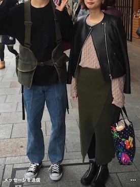 「RESTIR（リステア）のアイテム」を使った、Hiroko さん（レディース・165cm）の夏コーディネート