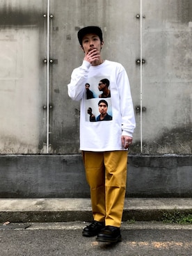 福島大さん（メンズ・156cm）の春コーディネート