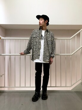 福島大さん（メンズ・156cm）の春コーディネート