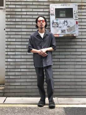 福島大さん（メンズ・156cm）の夏コーディネート