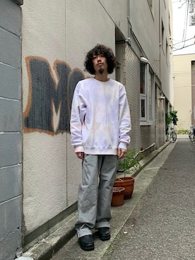 「SAKULA（サクラ）のアイテム」を使った、福島大さん（メンズ・156cm）の冬コーディネート