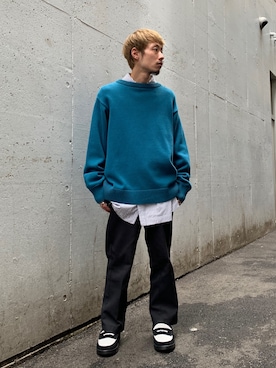 「GRAVIS（グラヴィス）のアイテム」を使った、福島大さん（メンズ・156cm）の春コーディネート