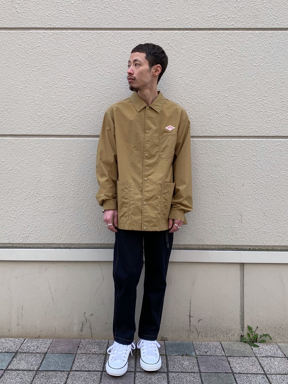 DANTON/ダントン】NYLON TAFFETA COVERALL JACKET/ナイロンタフタ