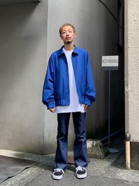 福島大さん(メンズ・156cm)の秋コーディネート