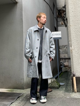 福島大さん（メンズ・156cm）の秋コーディネート