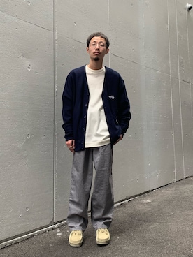 福島大さん(メンズ・156cm)の春コーディネート