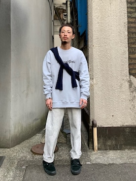 福島大さん（メンズ・156cm）の春コーディネート