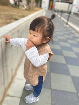 naaさん(キッズ・70cm)の秋コーディネート