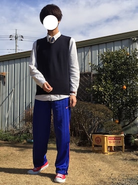 「WEGO（ウィゴー）のアイテム（フォーマルスーツ/小物）」を使った、Kazuyukiさん（メンズ・170cm）の冬コーディネート