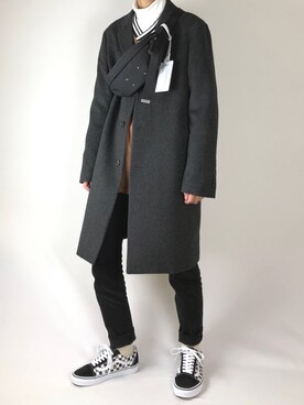 「zozoデニム」｜「アイテム（その他アウター）」を使った、Kazuyukiさん（メンズ・170cm）の冬コーディネート