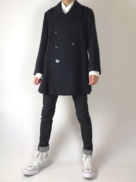 Vivienne Westwood MANのピーコートを使ったメンズ人気ファッション