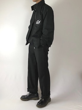 「COMME des GARCONS HOMME DEUX（コムデギャルソンオムドゥ）のアイテム（シューズ）」を使った、Kazuyukiさん（メンズ・170cm）の冬コーディネート