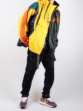 Sacaiのナイロンジャケットを使った人気ファッションコーディネート - WEAR