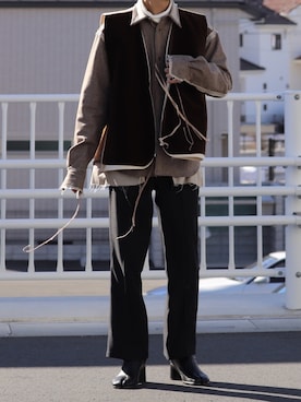 「足袋」｜「アイテム（その他）」を使った、Kazuyukiさん（メンズ・170cm）の冬コーディネート