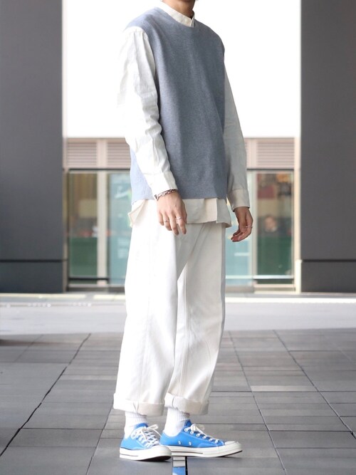 Kazuyuki ユニクロのニット セーターを使ったコーディネート Wear