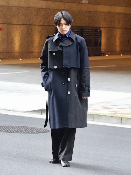 Kazuyuki|Sacaiのトレンチコートを使ったコーディネート - WEAR