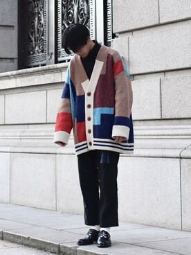 「CINOH（チノ）のアイテム（財布/小物）」を使った、Kazuyukiさん（メンズ・170cm）の冬コーディネート