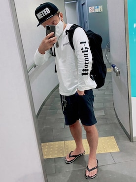 「united arrows」｜「アイテム（キャップ）」を使った、Yuji エストレーラ柔術ジム 二日市さん（メンズ・165cm）の秋コーディネート