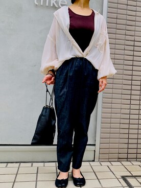 「MARTIN MARGIELA（マルタンマルジェラ）のアイテム」を使った、AKiさん（レディース・164cm）の秋コーディネート
