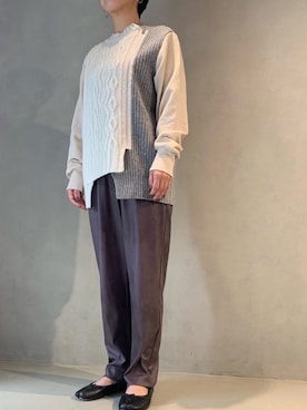 「ニツト」｜AKiさん（レディース・164cm）の秋コーディネート