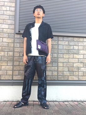 「Daniel Wellington（ダニエルウェリントン）の販売終了クラシックペティット アッシュフィールド32mm（アナログ腕時計）」を使った、jyunichiさん（メンズ・177cm）の春コーディネート