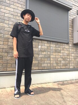 「Daniel Wellington（ダニエルウェリントン）の販売終了クラシックペティット アッシュフィールド32mm（アナログ腕時計）」を使った、jyunichiさん（メンズ・177cm）の夏コーディネート