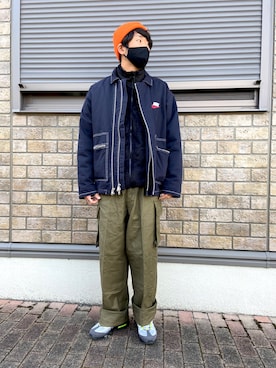 「m47」｜「アイテム（アクセサリー）」を使った、jyunichiさん（メンズ・177cm）の冬コーディネート